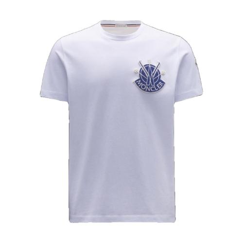 MONCLER蒙可蒙克萊 22年秋冬 男士 短袖T恤 Logo T-Shirt H20918C000198390T001