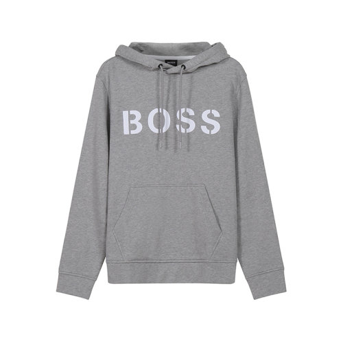 HUGO BOSS/雨果博斯【22春夏新款】男士棉質連帽衛衣運動衫LOGO圖案 50462542