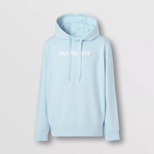  BURBERRY 22年秋冬 男士 徽標印花棉質連帽衫 80575251