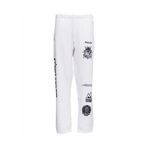  Moncler/蒙克萊 男士白色棉質休閑褲 8H00007809KX 001 PLFSX