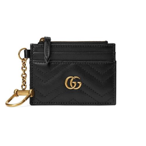  GUCCI古馳 22年秋冬 女士 GG Marmont系列鑰匙鏈卡包 627064 DTDHT 1000 預定商品2-6周發貨