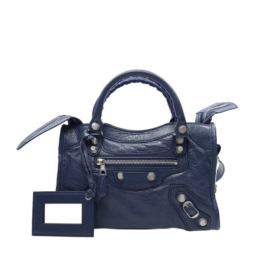  Balenciaga/巴黎世家 女士藍(lán)色羊皮革斜挎包 309544 D94JN 1365 PLSX