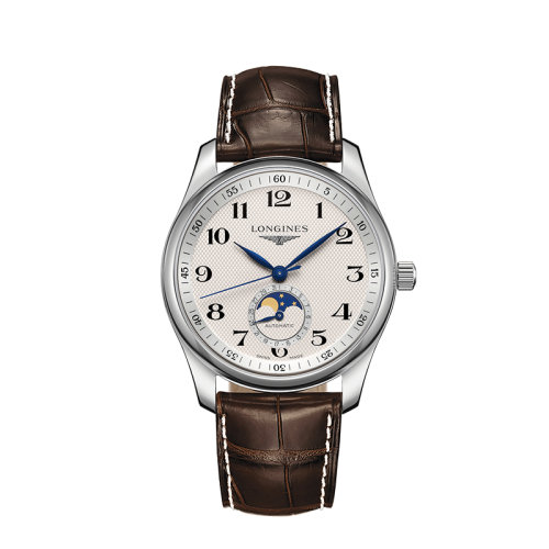 LONGINES/浪琴  名匠系列新款鱷魚皮表帶自動機械精鋼男士腕表40毫米 L2.909.4.78.3
