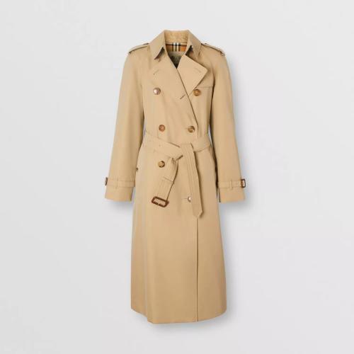  BURBERRY 22年秋冬 女士 滑鐵盧版型 – 長款 Heritage Trench 風衣 80457851 預定商品1-3周發貨