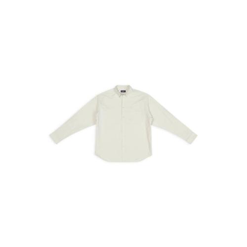  BALENCIAGA巴黎世家 22年秋冬 男士 長袖襯衫 property shirt large fit 703843TKM019800