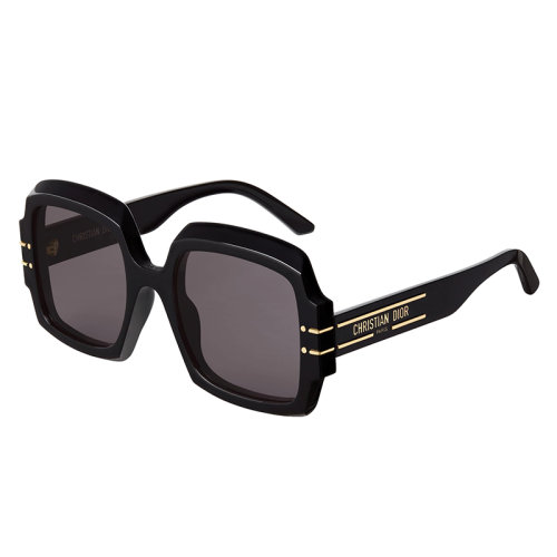 DIOR/迪奧 女士黑色醋酸纖維方形DiorSignature S1U太陽(yáng)鏡DSGTS1UXR_10A0