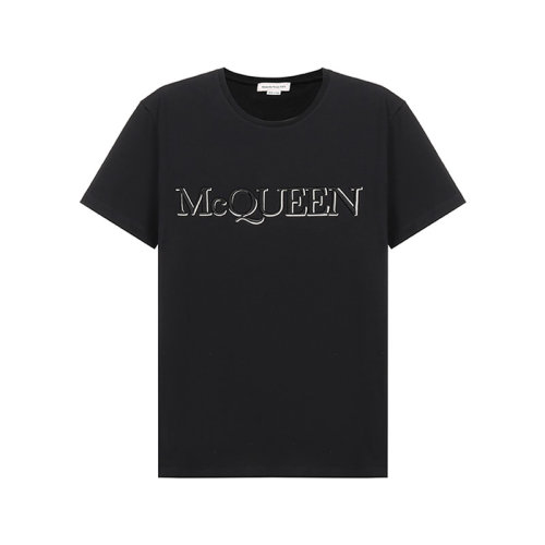 Alexander McQueen/亞歷山大麥昆 男士短袖T恤 男士棉質圓領短袖T恤 649876 QQZ56