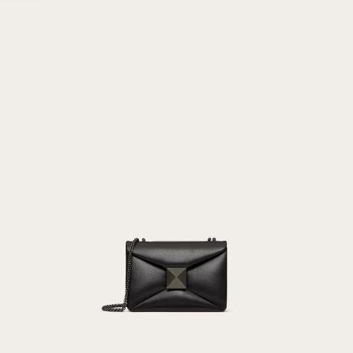  VALENTINO華倫天奴 22年秋冬 女士 單肩包 PETIT SAC a MAIN ONE STUD EN NAPPA A_VEC CHAINE