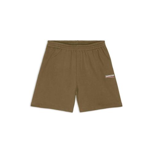  BALENCIAGA巴黎世家 22年秋冬 女士 短褲 POLITICAL CAMPAIGN SWEAT SHORTS 676137TKVI90246