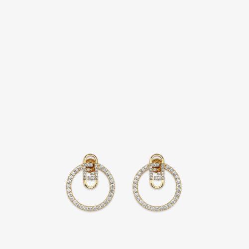  FENDI芬迪 22年秋冬 女士 耳環(huán) O’Lock Earrings 8AH519A44GF089U