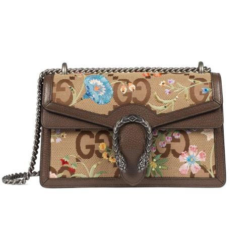  GUCCI古馳 22年秋冬 女士 Dionysus系列超級雙G小號肩背包 400249 UKMLN 2572