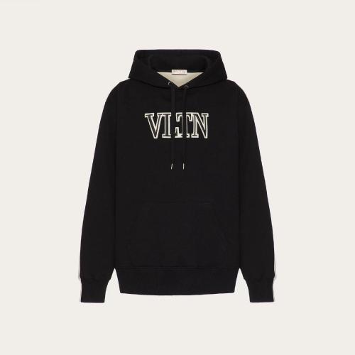  VALENTINO華倫天奴 22年秋冬 男士 衛(wèi)衣 SWEAT-SHIRT EN COTON A_VEC BRODERIE VLTN 1V3MF23C8