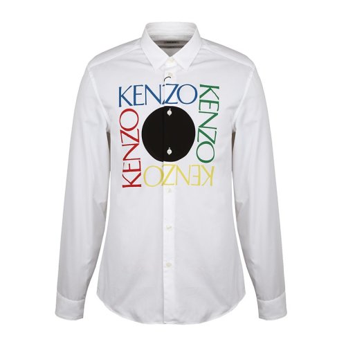 KENZO/高田賢三男裝男士長(zhǎng)袖襯衫男F955CH214