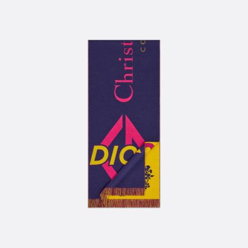  DIOR迪奧 22年秋冬 男士 圍巾 écharpe a motifs 31E0013A0796_C484