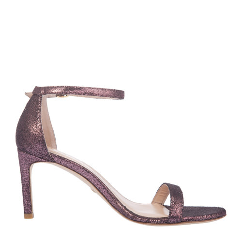 Stuart Weitzman/斯圖爾特韋茨曼 女士 鞋靴  玫紅色一字帶細高跟涼鞋 女士高跟涼鞋