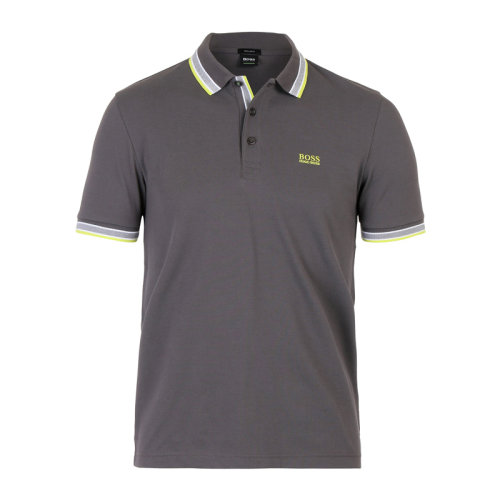 Hugo Boss 雨果博斯  男裝 服飾 灰色棉簡約經典logo微標圖案 男士短POLO Paddy50198254