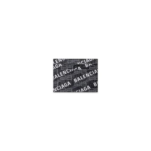  BALENCIAGA巴黎世家 22年秋冬 男士 卡包 Mens Signature Card Holder Bb Monogram Coated Can