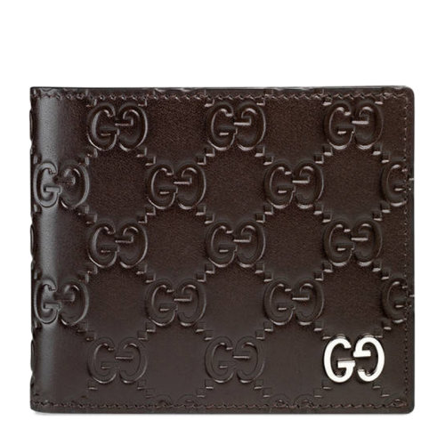 GUCCI/古馳  Signature系列男士皮革雙G印花錢夾錢包男包 473916-CWC1N 多色可選