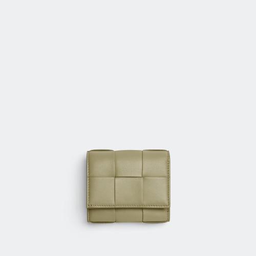  BV葆蝶家 22年秋冬 女士 錢(qián)包 portefeuille zippe a trois volets 667127VCQC12916
