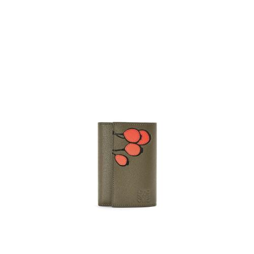  LOEWE羅意威 22年秋冬 女士 錢包 Herbarium small vertical wallet in classic calfskin C643