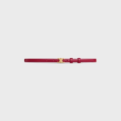 CELINE賽琳思琳 22年秋冬 女士 腰帶 CEINTURE TRIOMPHE， TEEN MODELE VEAU LISSE 45BA33A01.2