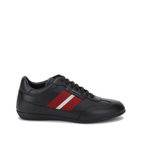 BALLY/巴利 男士皮質系帶休閑運動鞋條紋 HALDIN