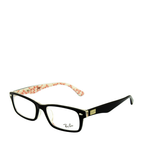 Ray-Ban/雷朋 簡約 休閑 長方形 板材 全框 光學鏡架 近視 雙色鏡腿 眼鏡框 眼鏡架 RX5206F 54mm  RayBan 雷朋