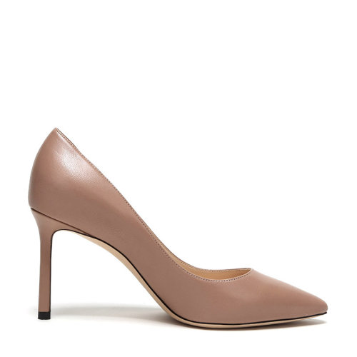 JimmyChoo/周仰杰 女士皮革尖頭高跟鞋 ROMY 85 KID