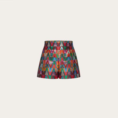  VALENTINO華倫天奴 22年秋冬 女士 短褲 SHORT EN JACQUARD XB3RF1V96VNM12