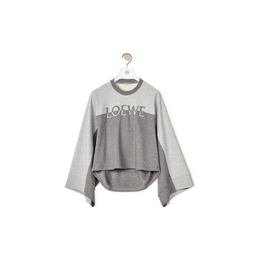  LOEWE羅意威 22年秋冬 女士 長(zhǎng)袖T恤 LOEWE volume sweatshirt in cotton S359Y24X09-1369