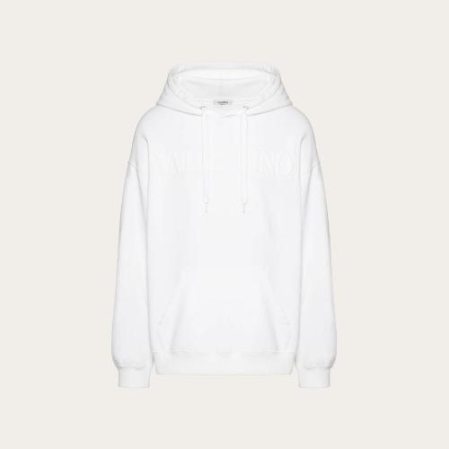  VALENTINO華倫天奴 22年秋冬 男士 衛衣 SWEAT-SHIRT A_VEC MOTIF VALENTINO GAUFRé XV3MF18Y