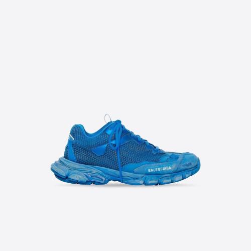  BALENCIAGA巴黎世家 22年秋冬 男士 休閑運動鞋 Mens Track.3 Trainers  in Blue 700875W3RF14