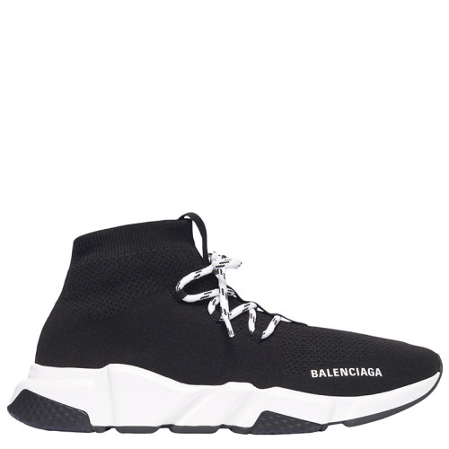 Balenciaga/巴黎世家  Speed系列 女士黑色網眼Lace-Up運動鞋587284W2DB21015