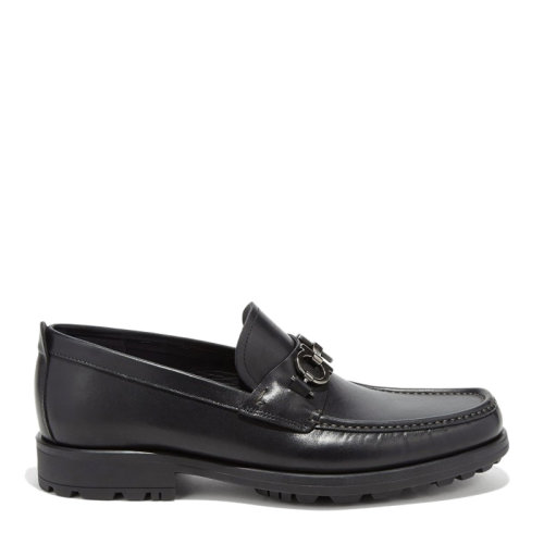 Salvatore Ferragamo/菲拉格慕 男士黑色商務休閑樂福鞋男鞋 02-A515-671792