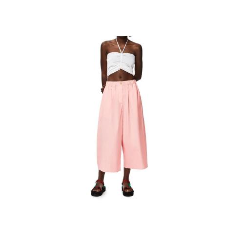  LOEWE羅意威 22年秋冬 女士 休閑褲 Cropped trousers in cotton S616Y04W03-6925