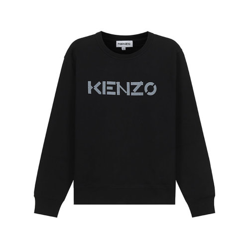 KENZO/高田賢三 女士棉質圓領長袖衛衣運動衫LOGO印花圖案 2SW821 4ML