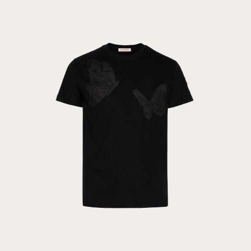  VALENTINO華倫天奴 22年秋冬 男士 短袖T恤 T-SHIRT RAS-DU-COU EN COTON A_VEC BRODERIE VALE