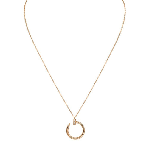 CARTIER/卡地亞 JUSTE UN CLOU 18K金玫瑰金鉆石項鏈 B7224513