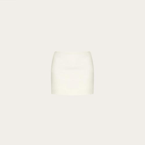  VALENTINO華倫天奴 22年秋冬 女士 半身裙 JUPE SHORT EN CREPE COUTURE XB0RA8U01CFA03