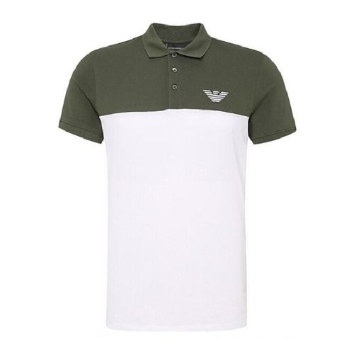  Emporio Armani/安普里奧阿瑪尼 男士酒紅色棉質短袖polo衫 3Z1F701J0SZ0340 PLFSX