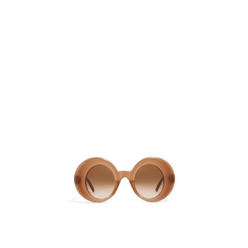  LOEWE羅意威 22年秋冬 女士 太陽眼鏡 Oversized round sunglasses in acetate G736270X05-313