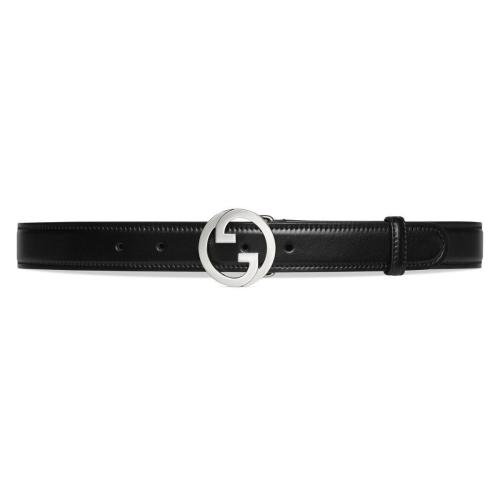  GUCCI古馳 22年秋冬 男士 Gucci Blondie系列腰帶 734771 US10N 1000