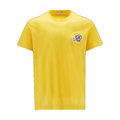  MONCLER蒙可蒙克萊 22年秋冬 男士 短袖T恤 Double Logo T-Shirt H20918C000268390Y187