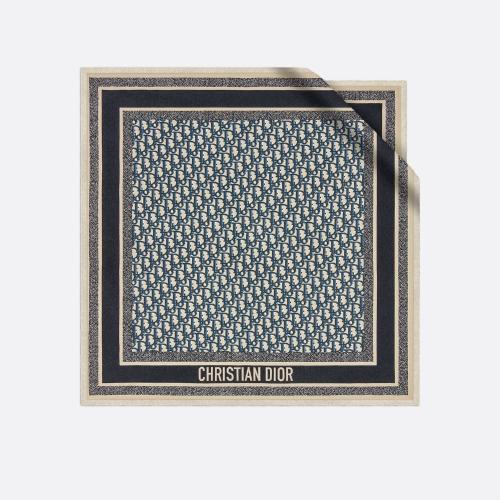  DIOR迪奧 22年秋冬 女士 絲巾 Diortwin 方巾 15DOB070I600_C541 預定商品1-3周發貨