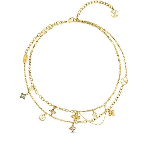  LV路易威登 22年秋冬 女士 項鏈 BLOOMING STRASS 項鏈 M68374 預(yù)定商品2-8周發(fā)貨