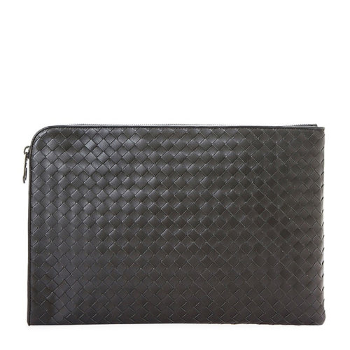 Bottega veneta 葆蝶家 男士灰色經典編織手拿包