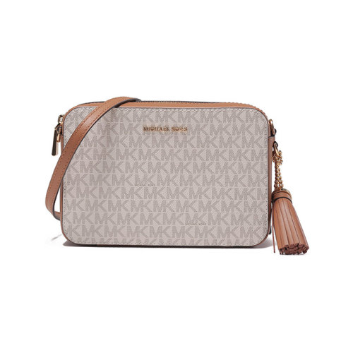 Michael Kors/邁克·科爾斯 女士JET SET系列人造革中號單肩斜挎包相機包 32F8GF5M2B