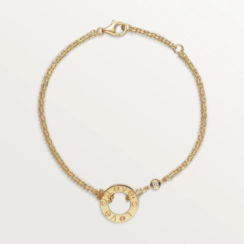  CARTIER 22年秋冬 女士 手鏈 LOVE手鐲 18K黃金