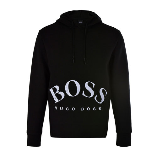 Hugo Boss/雨果博斯  男裝 服裝 棉質經典logo套頭運動衫連帽 男士衛衣