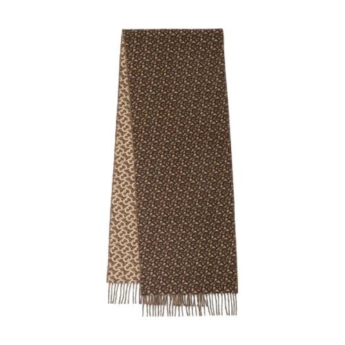  BURBERRY 22年秋冬 男士 專屬標識提花羊絨圍巾 80339921 預定商品1-3周發貨